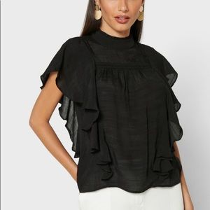 Vero Moda Ruffle Sleeve Top